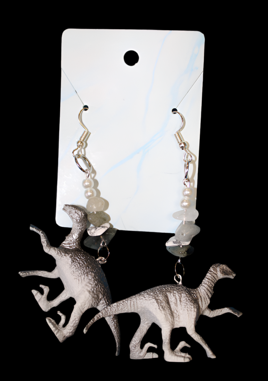 Compsognathus Earrings