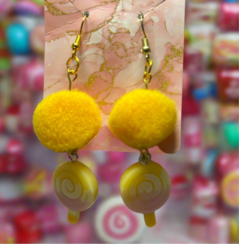 Puff Lollipop Earrings
