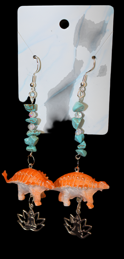 Ankylosaurus Earrings
