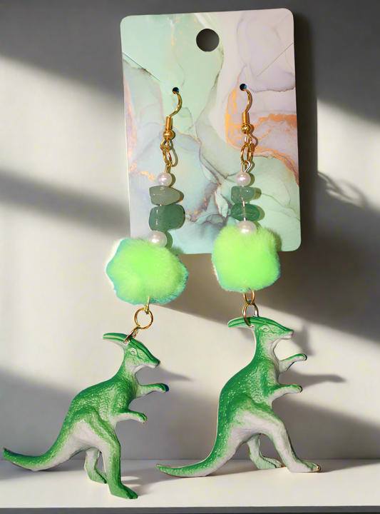 Pachycephalosaurus Earrings