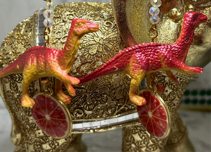 Allosaurus Dinosaur Earrings