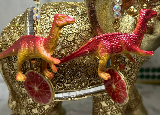 Allosaurus Dinosaur Earrings