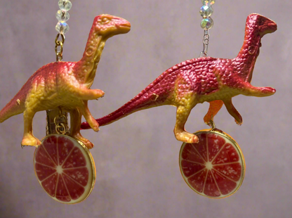 Allosaurus Dinosaur Earrings