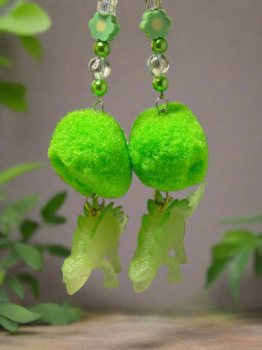 Stegosaurus Earring - Glow in the dark