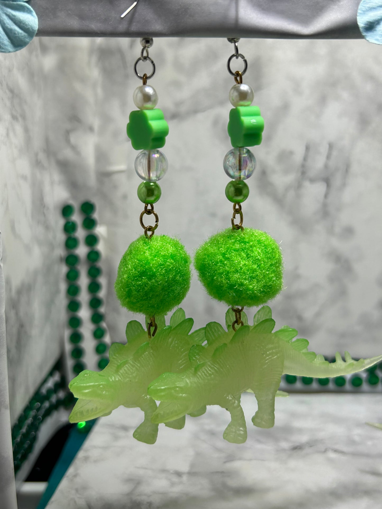 Stegosaurus Earring - Glow in the dark
