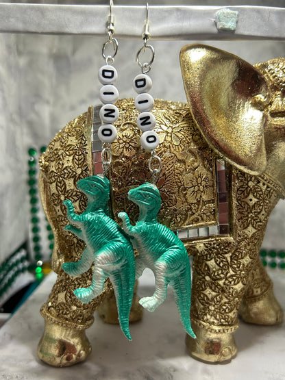 Dilophosaurus Dinosaur Earrings