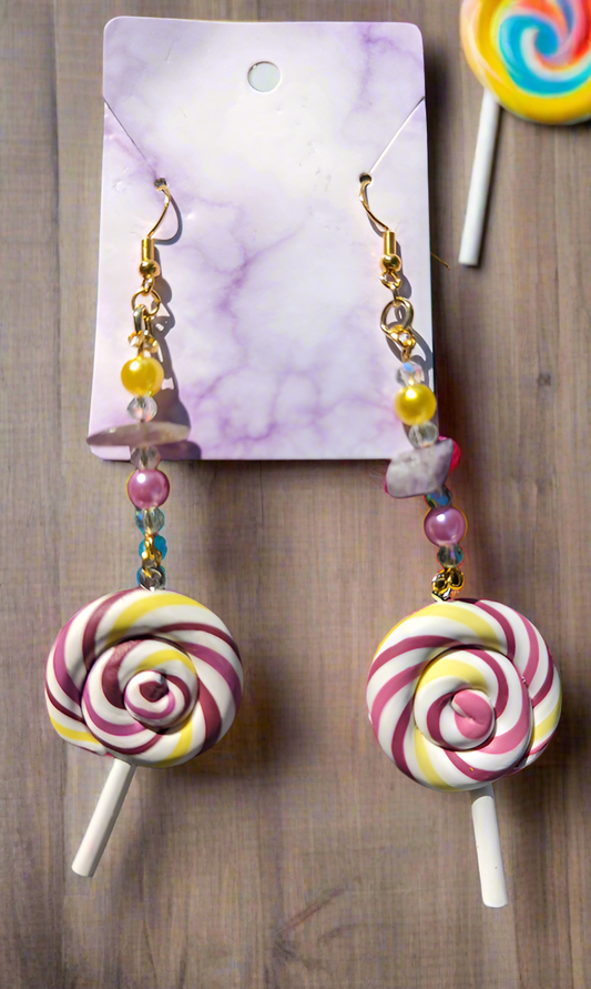 P/Y/W Lollipop Earrings