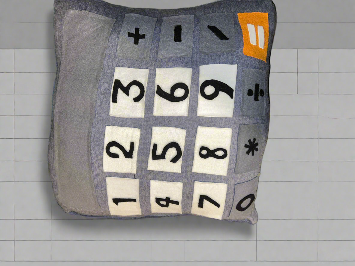 Calculator pillow