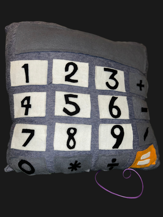 Calculator pillow