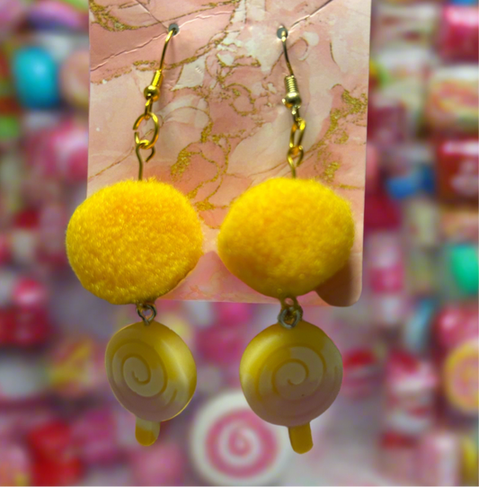 Puff Lollipop Earrings