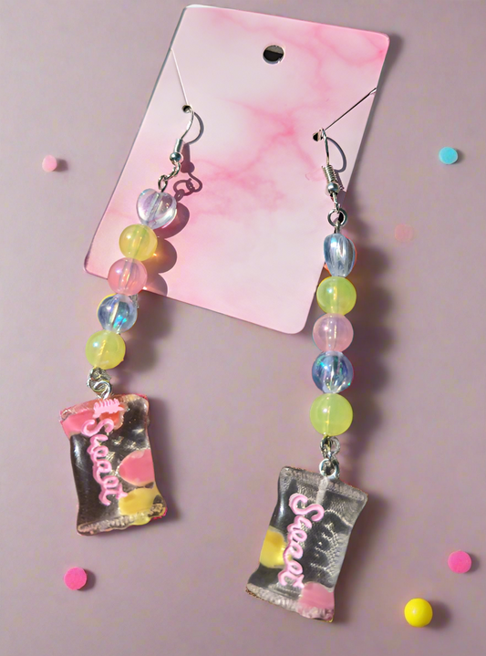 Clear Candy Earrings