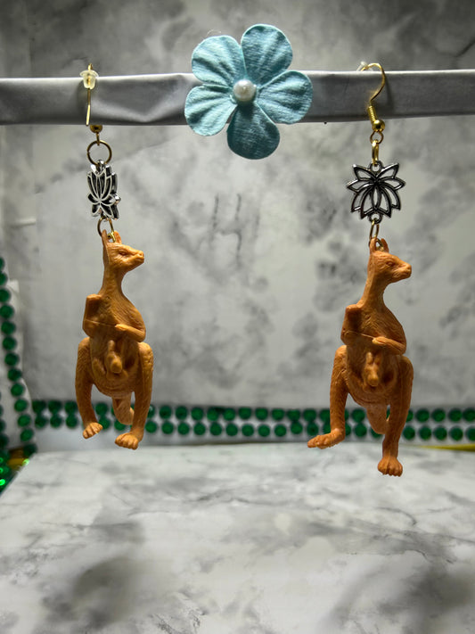 Kangaroo Earrings