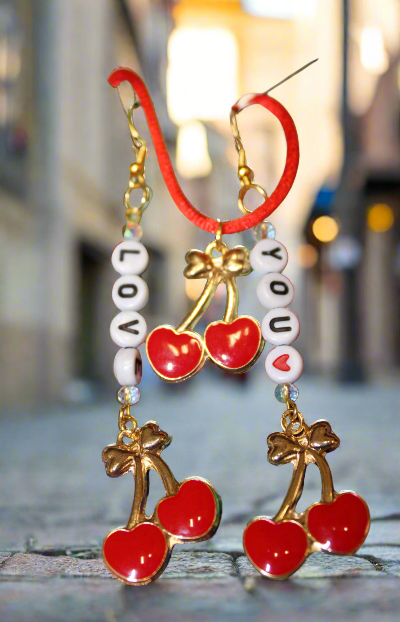 Love You Cherry Jewelry Set