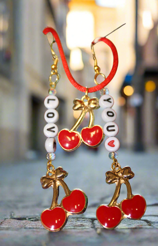 Love You Cherry Jewelry Set