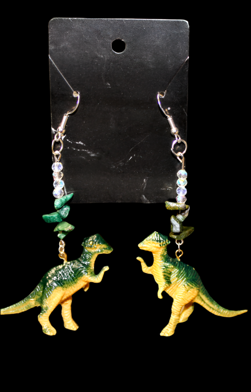Pachycephalosaurus Earrings
