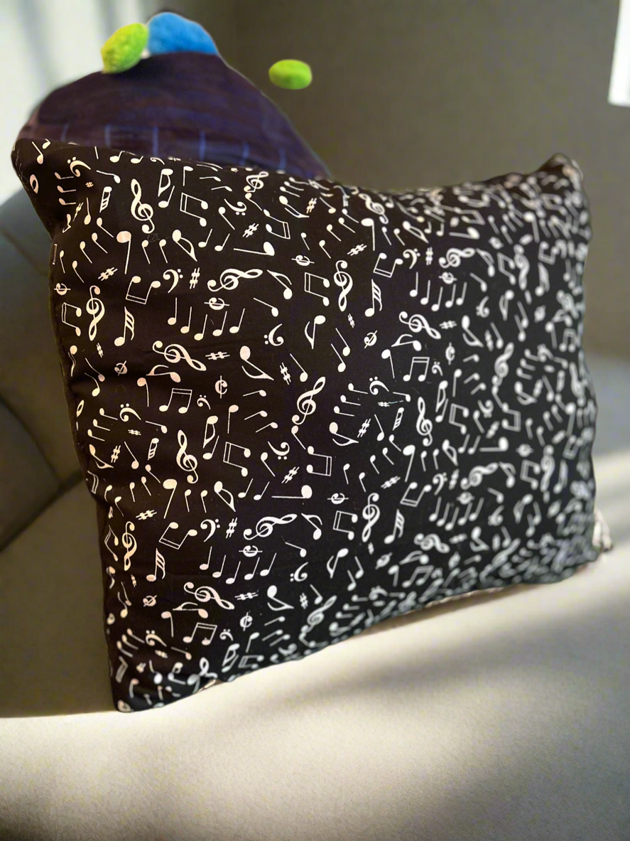 Music note pillow