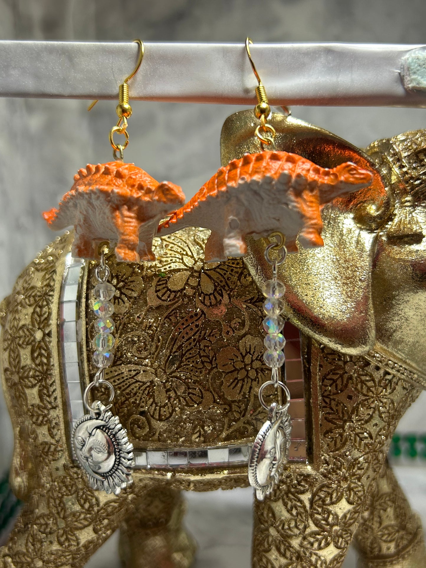 Ankylosaurus Dinosaur Earrings