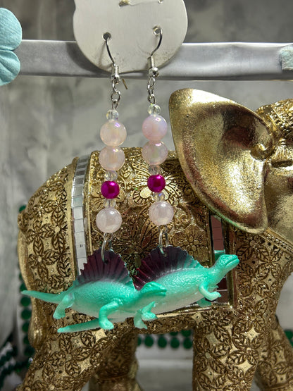 Dimetrodon Dinosaurs Earrings