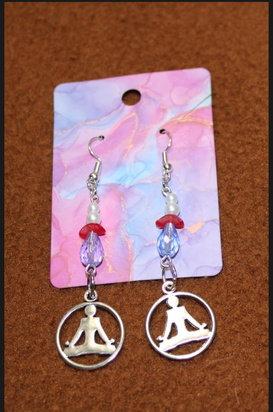 Lotus Position Earrings