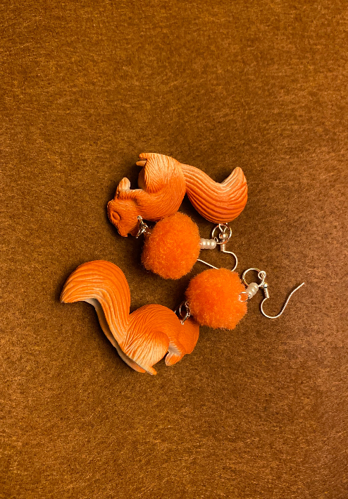 Squirrel Earrings