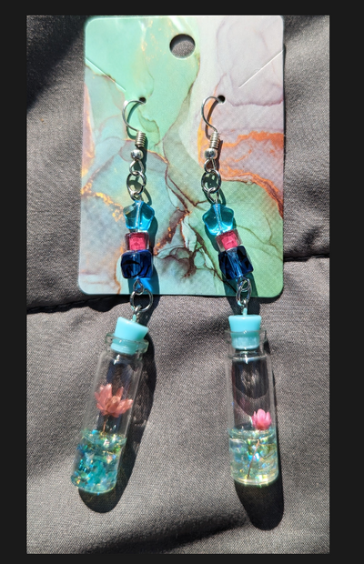 Bottle earrings