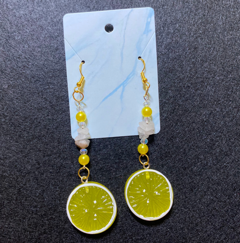 Lemon Slice Earrings