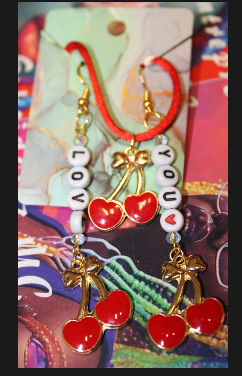 Love You Cherry Jewelry Set