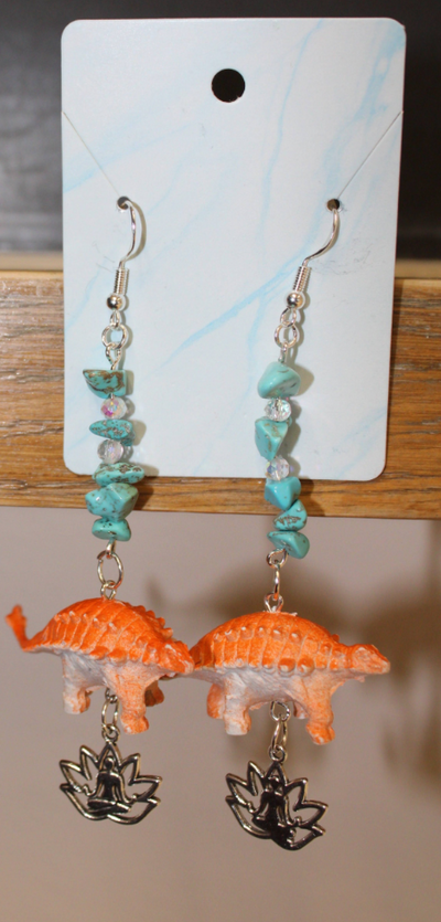 Ankylosaurus Earrings