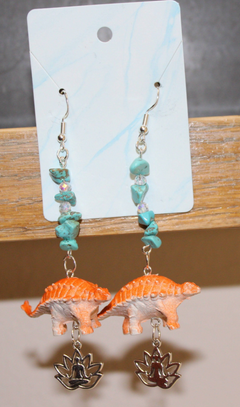 Ankylosaurus Earrings