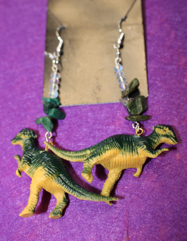 Pachycephalosaurus Earrings