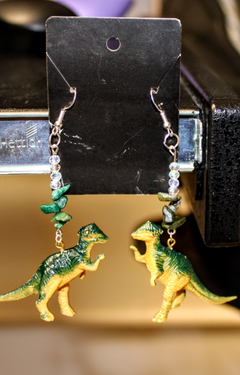 Pachycephalosaurus Earrings